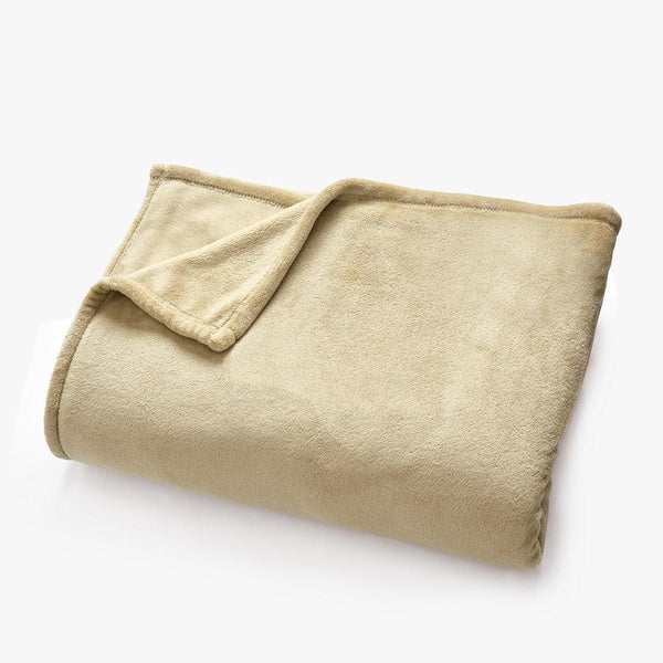 Soft Fleece Blanket-Khaki - phfmart